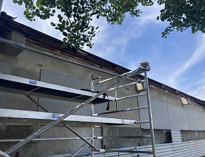 Výměna střešní krytiny na hale pro výkrm drůbeže